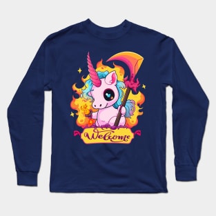 unicorn reaper Long Sleeve T-Shirt